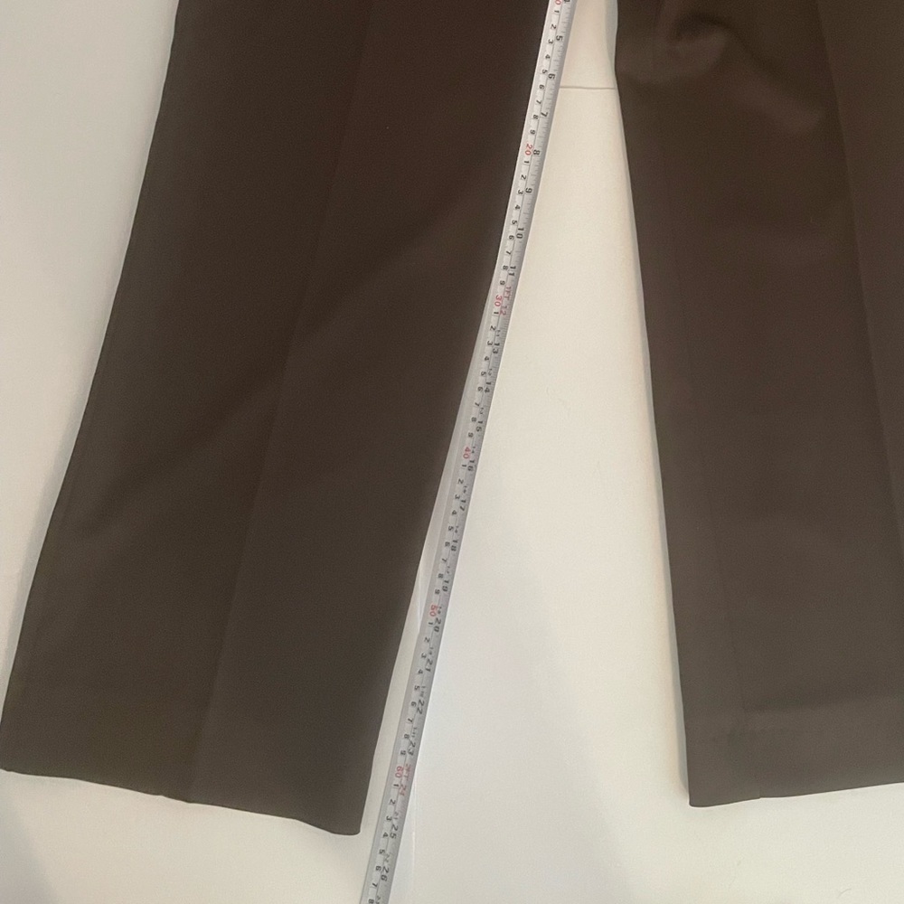 BCBGMaxAzria chocolate brown crop satin pants size 6 - Picture 6 of 11